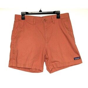 Patagonia Mens Size 32 Lightweight All Wear Hemp Orange Shorts Inseam 6"